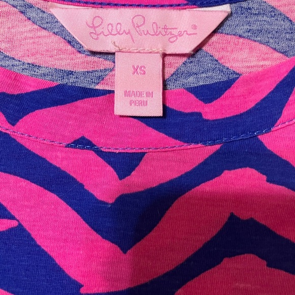 Lilly Pulitzer Pink and Purple Sheath Mini Dress - Picture 5 of 9